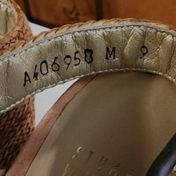 Stuart Weitzman Women’s Size 9 Weavit Platform Sandals EUC** - Picture 8 of 9